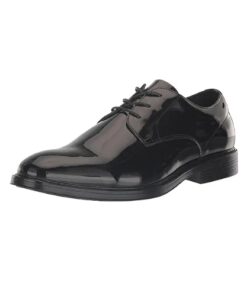 Enhance your formal look with the Nunn Bush Men’s Centro Flex Plain Toe Oxford. Crafted for both style and comfort, this shoe boasts a sleek, polished leather upper with a clean, plain-toe design.